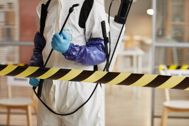 Professional Blood Cleanup technician working in Trenton, MO